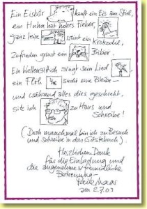 Aus unserem Gästebuch
